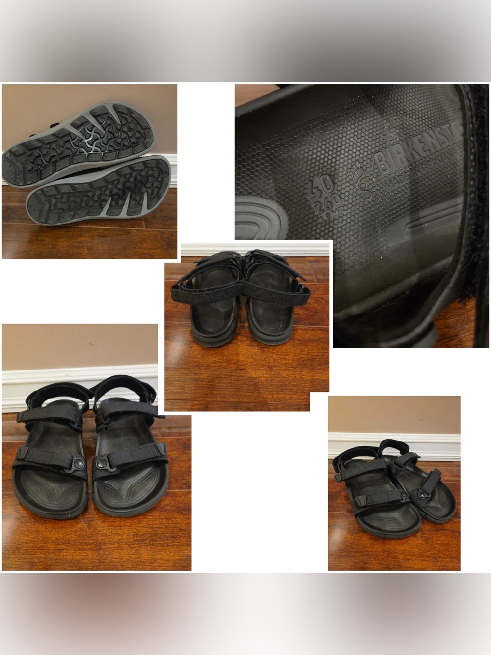 Birkenstock Kalahari Black Birko-Flor